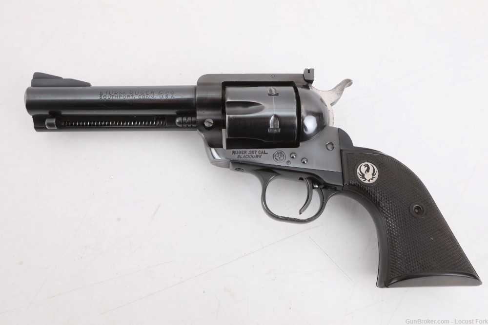 Ruger Blackhawk 357 Magnum 4 5/8" Blue 2nd Year Prod. 1956 C&R Unconverted -img-0