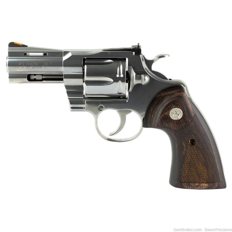 Colt Python DA Steel Frame Revolver 357 Mag 3" Barrel 6 Rd PYTHON-SP3WTS-img-1