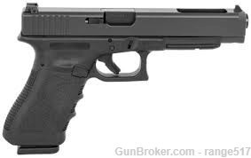 Glock G34 Gen 3 9mm 17+1 5.32in BBL UI3430103 G 34 G3 9x19 Long Slide-img-0