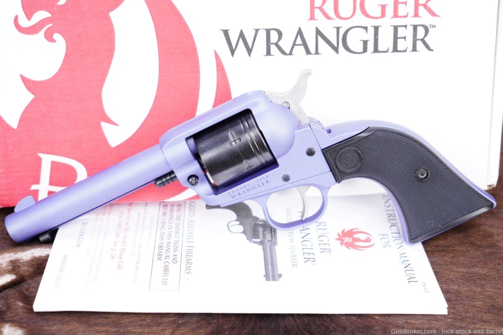 Ruger Wrangler Bill Hicks Exclusive 02025 .22 LR SA Revolver, MFD 2020 -img-6
