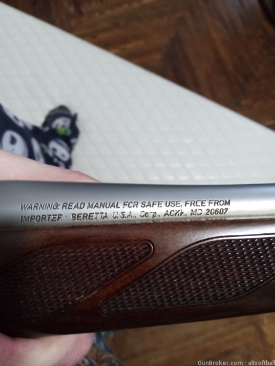 Excellent no longer made Tikka T3 "300" wsm walnut stock stainless-img-4