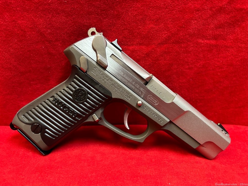 Ruger P89, 9mm, Stainless, 2 Mags, Original Case/Loader-img-2