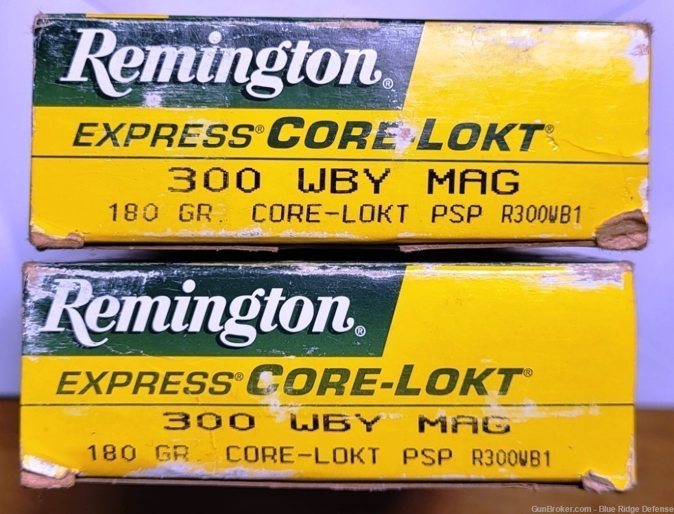 300 Wby Mag 180 gr Remington Core-Lokt PSP R300WB1 49 ROUNDS-img-0