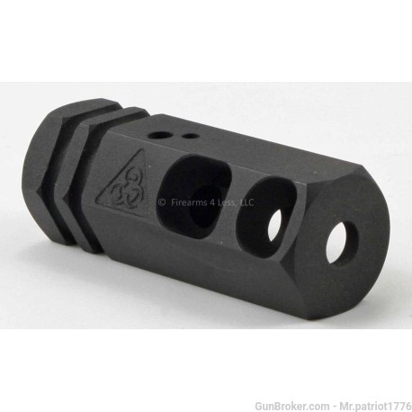 Black rain ordinance hex compensator muzzle device muzzle brake 1/2x28-img-0
