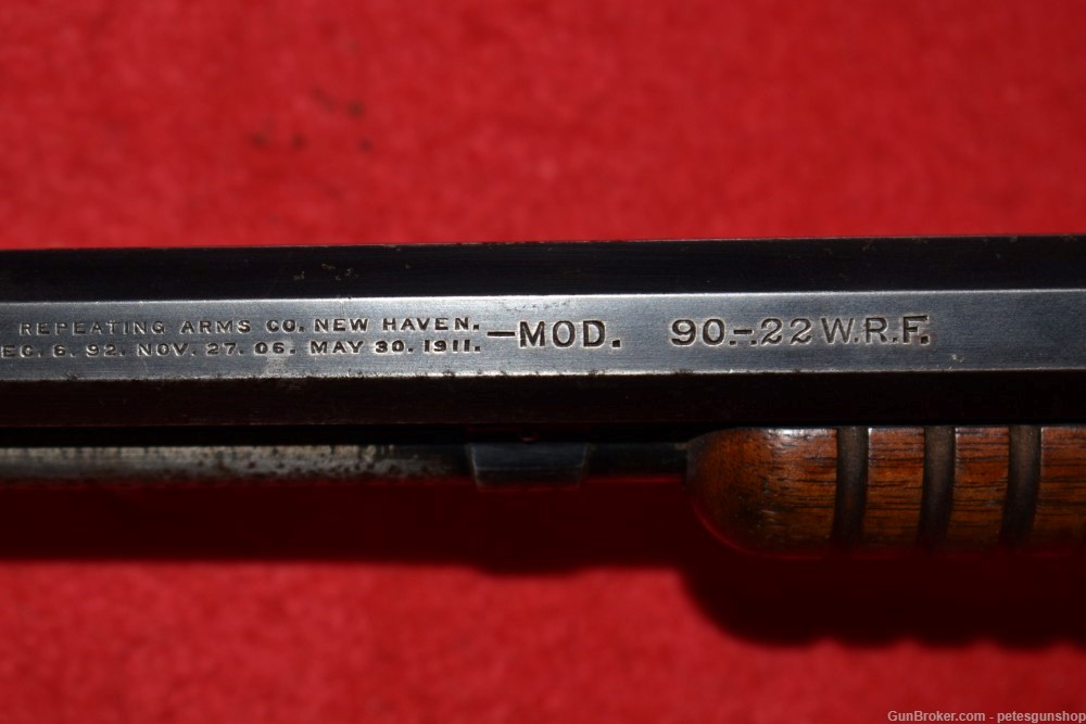 Winchester Model 90 Pump Rifle, Octagon, Takedown, 22 WRF, C&R, PENNY START-img-21