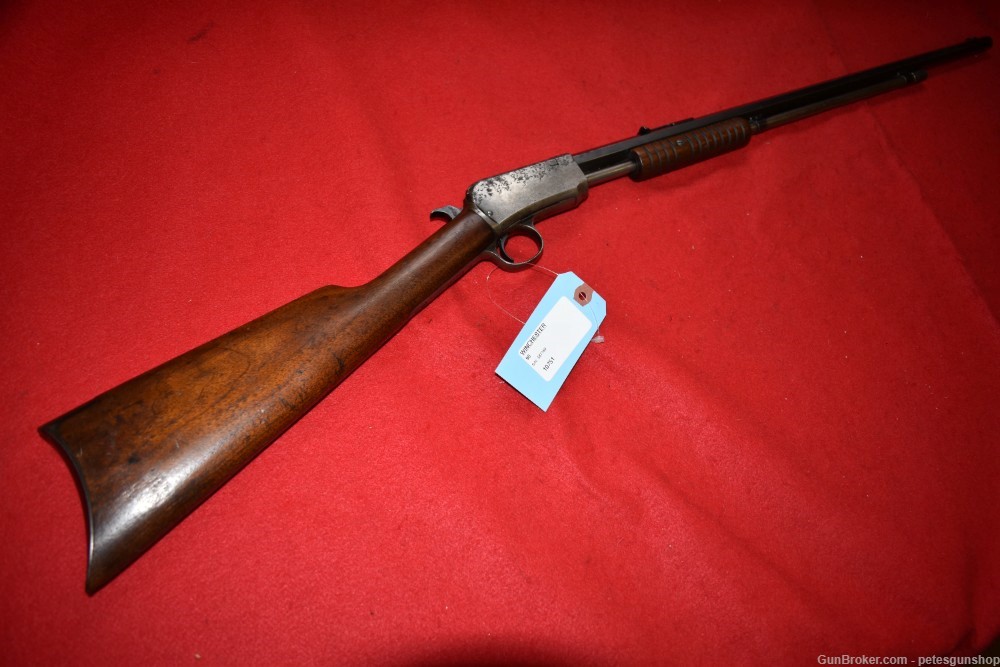 Winchester Model 90 Pump Rifle, Octagon, Takedown, 22 WRF, C&R, PENNY START-img-1