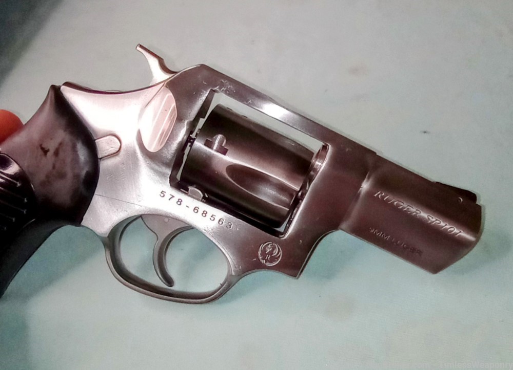 NEW 9mm Stainless SNUBNOSE Revolver Ruger S&W 357 Colt Smith & Wesson-img-17