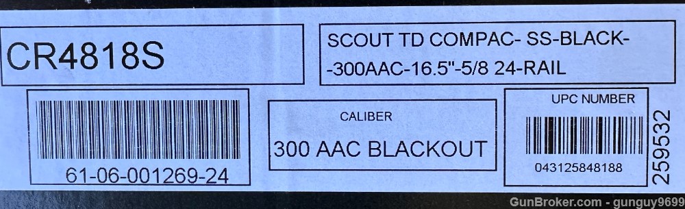 No ReSeRvE CVA Scout TD 16.5" 300 BO 14 day Buy Back; Blackout ACC-img-30