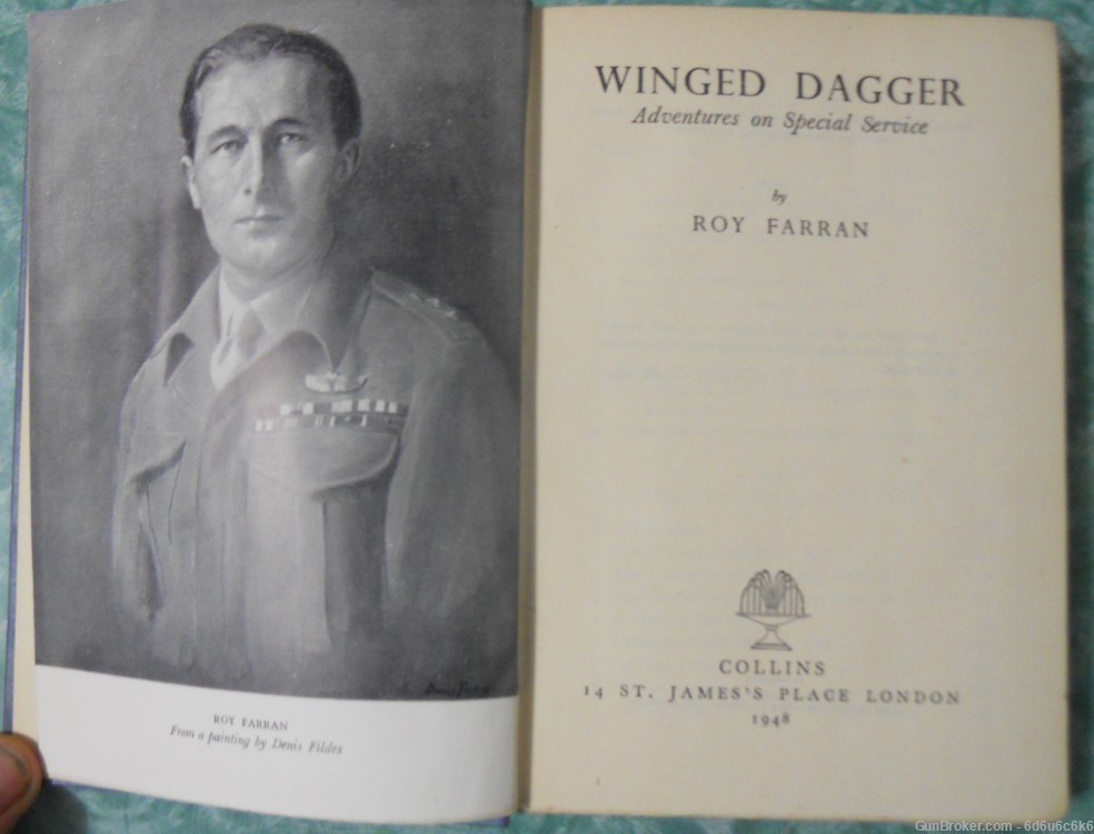 WWII - DESERT RATS - Winged Daggar by Roy Farran-img-3