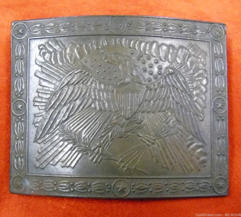 U.S. Militia Eagle motif “1860-1870” Belt plate.-img-0
