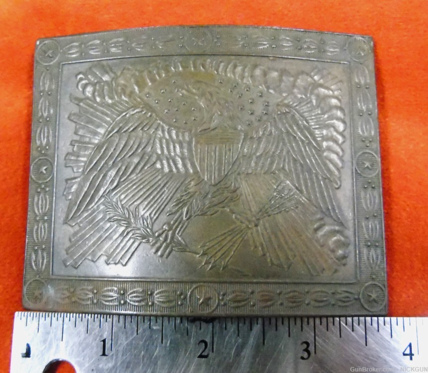 U.S. Militia Eagle motif “1860-1870” Belt plate.-img-6