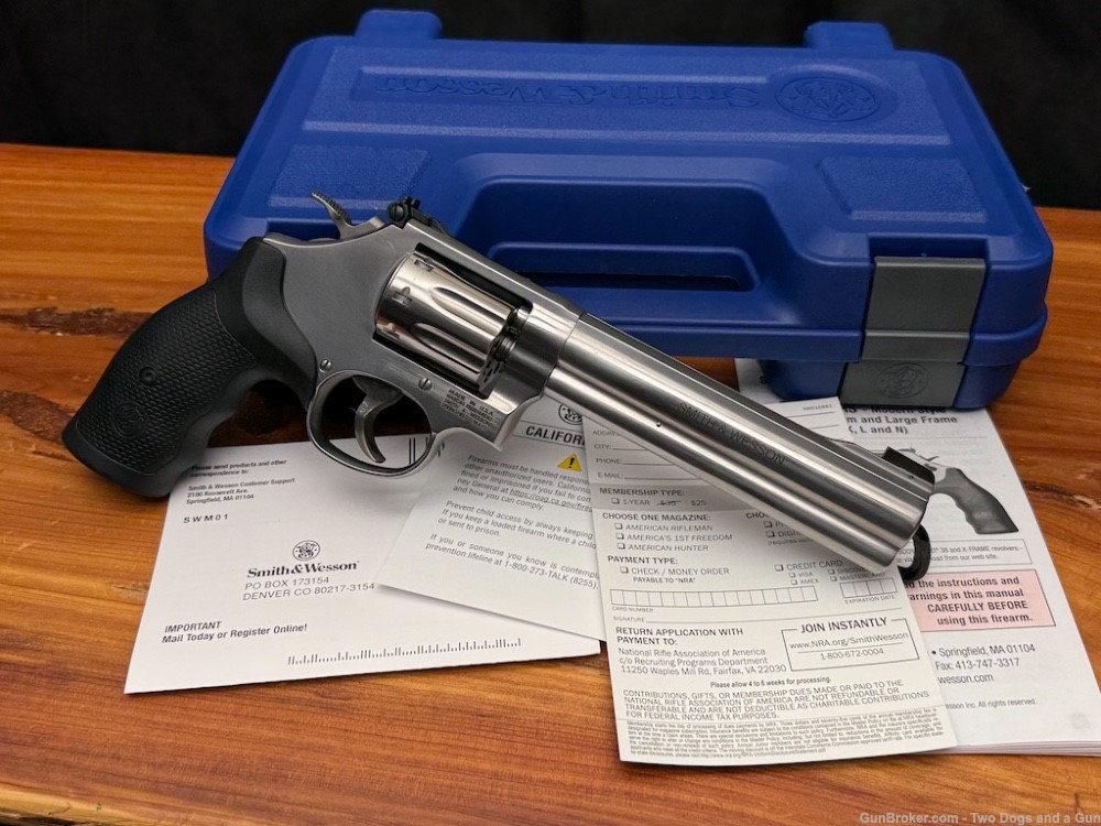 Smith & Wesson 648-2 6" 22 WMR 8 Shot DA/SA Used-img-8