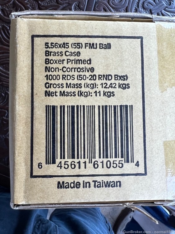 5.56 Ammo MADE IN TAIWAN BRASS CASED HIGH QUALITY-img-1