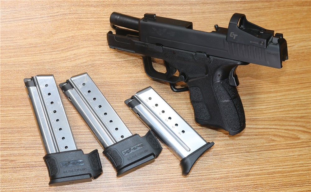 Springfield Armory XDS-9 9mm, 3 1/3" Barrel Box 3 Mags CT 5 Moa Red Dot-img-9