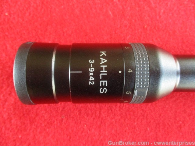 Kahles 3-9x42 Rifle Scope Plex Reticle Matte Made In Austria-img-1