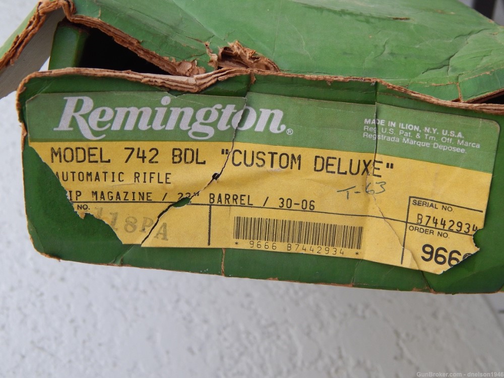 Mint Unfired Remington 742 BDL Custom Deluxe Rifle 30-06 with original Box -img-33