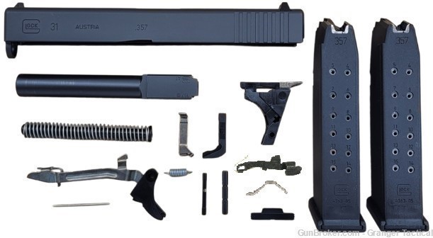Glock 31 Gen-3 Build Kit for Polymer-80 PF940 OEM Factory Parts kit w/CASE-img-0