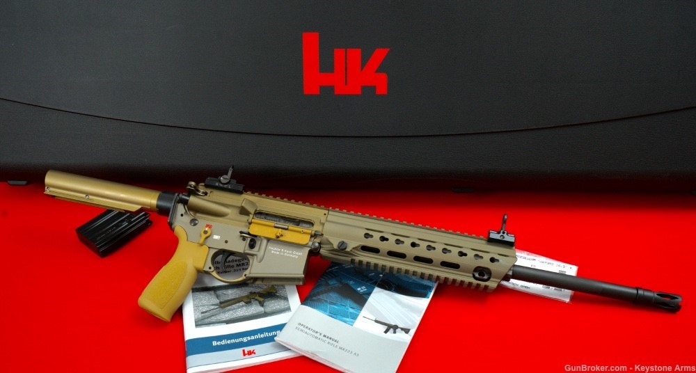 Ultra Rare Heckler & Koch MR223 A3 RAL 8000 Pistol Holy Grail 99% ANIB-img-22