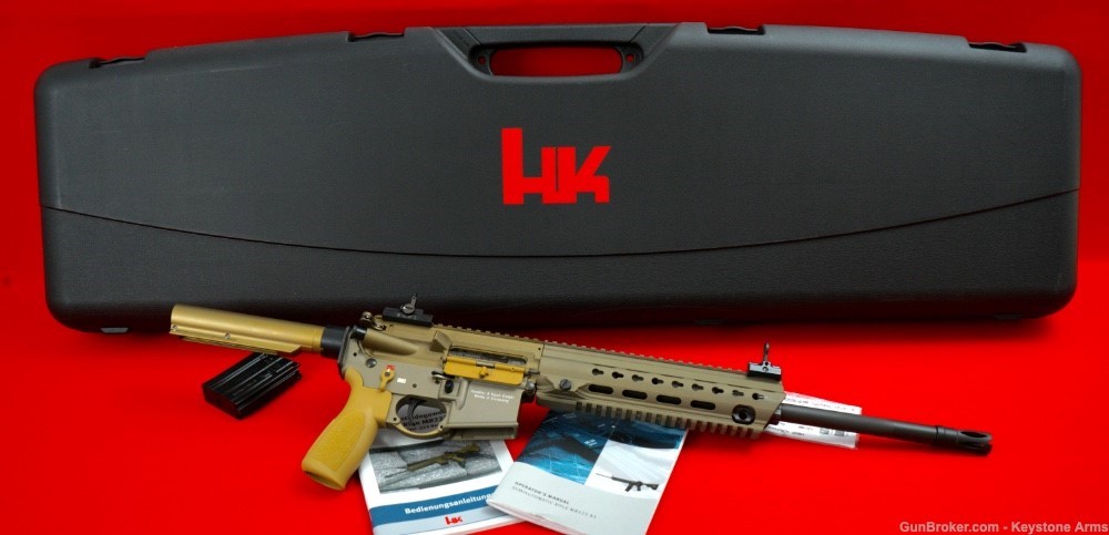 Ultra Rare Heckler & Koch MR223 A3 RAL 8000 Pistol Holy Grail 99% ANIB-img-1