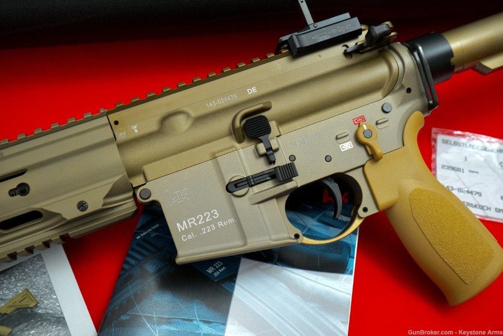Ultra Rare Heckler & Koch MR223 A3 RAL 8000 Pistol Holy Grail 99% ANIB-img-9