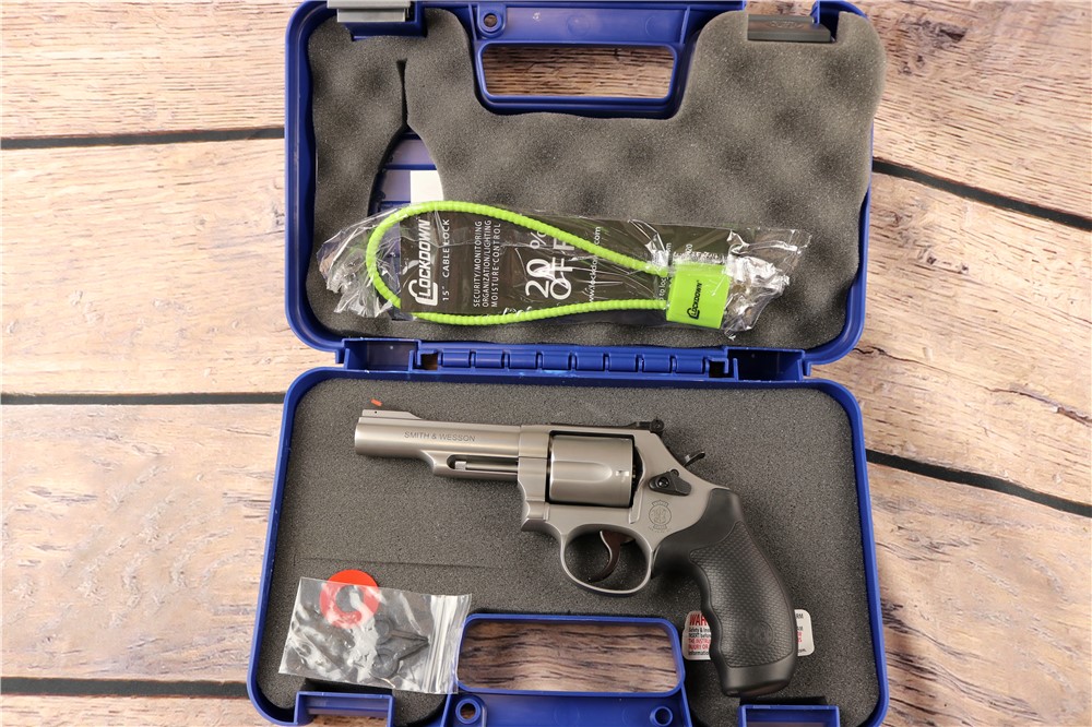 Smith & Wesson Model 69 .44 Magnum Stainless 4.25" Barrel Box 5-Shot-img-0