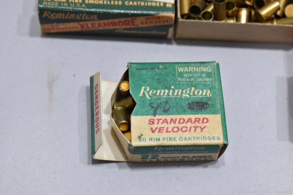 Huge Lot 50 Boxes 2296 Rds Vintage Remington 22 Short PLEASE READ-img-4