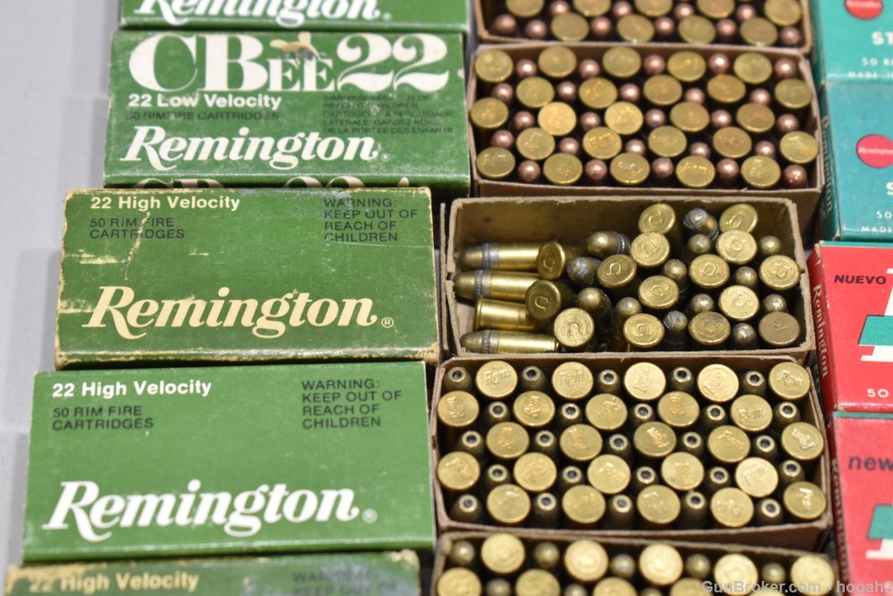 Huge Lot 50 Boxes 2296 Rds Vintage Remington 22 Short PLEASE READ-img-2