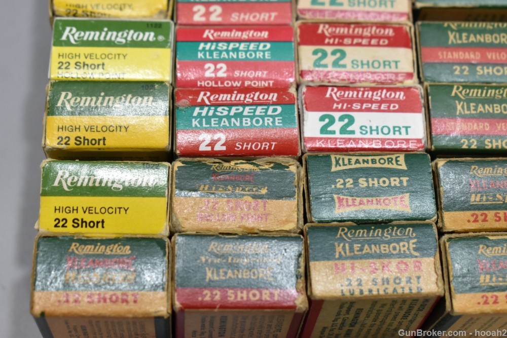 Huge Lot 50 Boxes 2296 Rds Vintage Remington 22 Short PLEASE READ-img-22