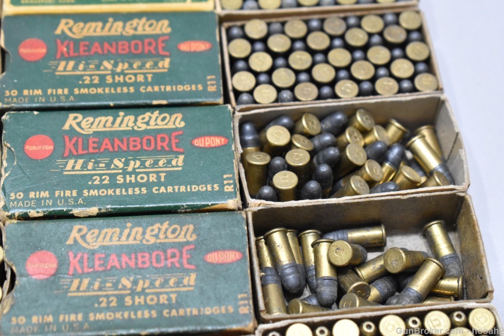 Huge Lot 50 Boxes 2296 Rds Vintage Remington 22 Short PLEASE READ-img-19