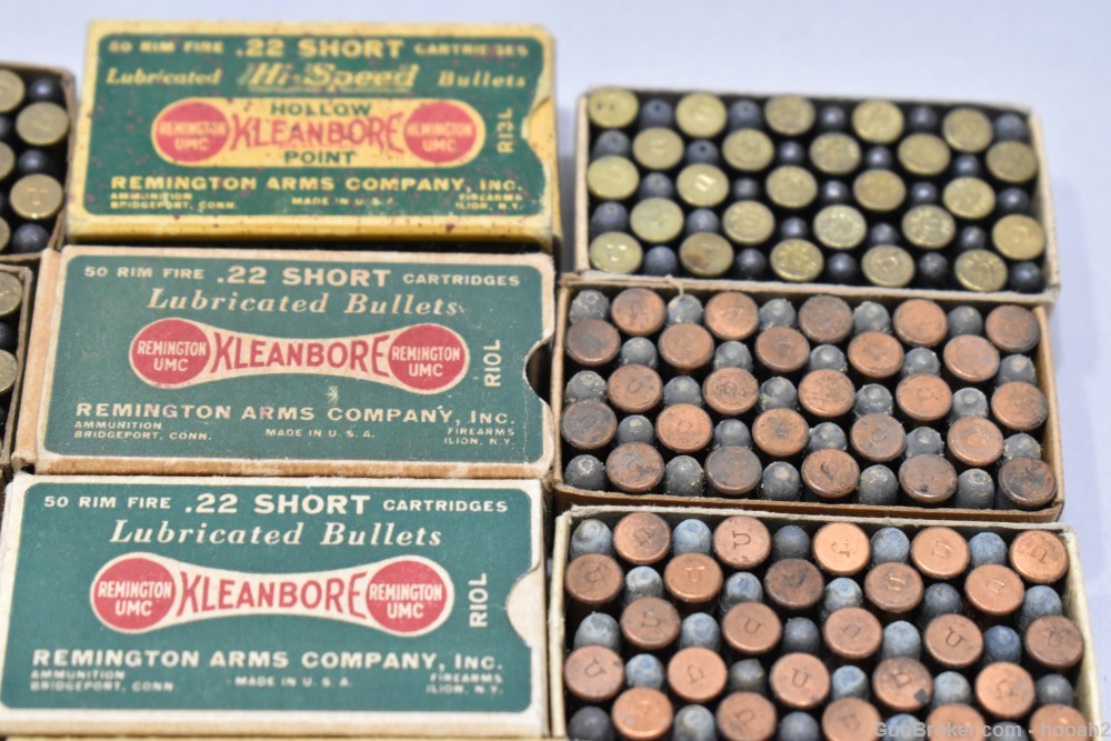 Huge Lot 50 Boxes 2296 Rds Vintage Remington 22 Short PLEASE READ-img-17