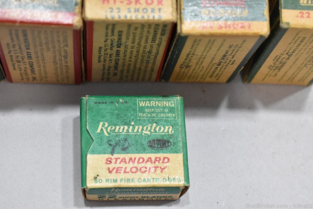 Huge Lot 50 Boxes 2296 Rds Vintage Remington 22 Short PLEASE READ-img-28