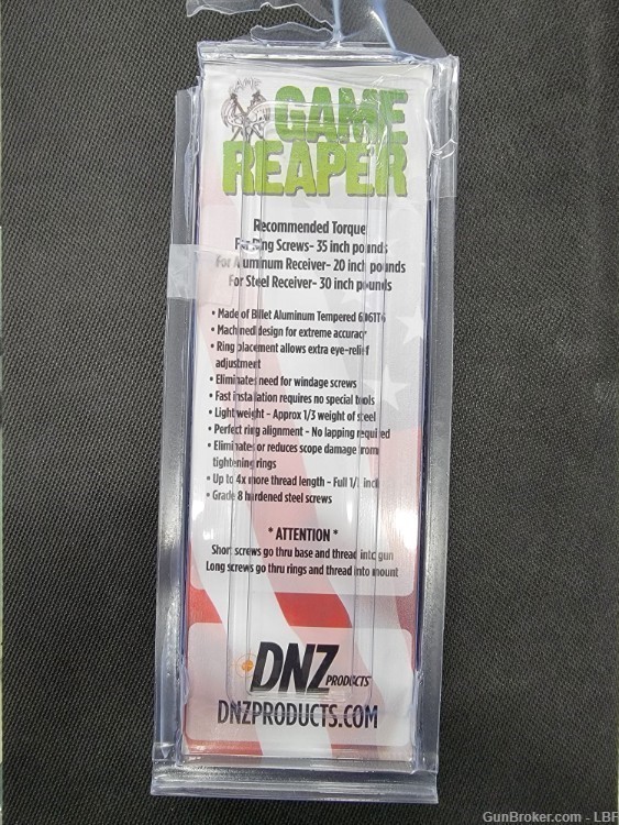 Game Reaper 30mm Scope Base. damaged packaging. New-img-1