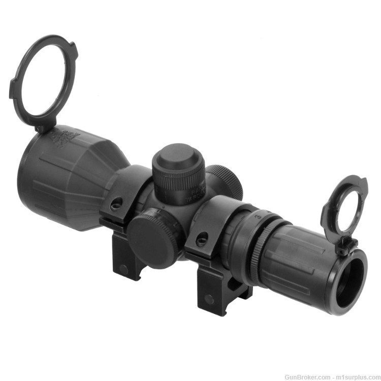 Armored illuminated Reticle 3-9x42 Rifle Scope fits AR15 Colt M4 S&W M&P-img-1