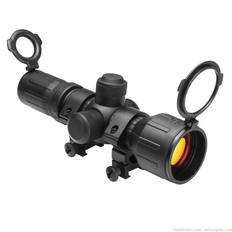 Armored illuminated Reticle 3-9x42 Rifle Scope fits AR15 Colt M4 S&W M&P-img-0