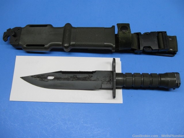 US M9 LAN-CAY BAYONET WITH ORIGINAL SCABBARD (MINT CONDITION)-img-0