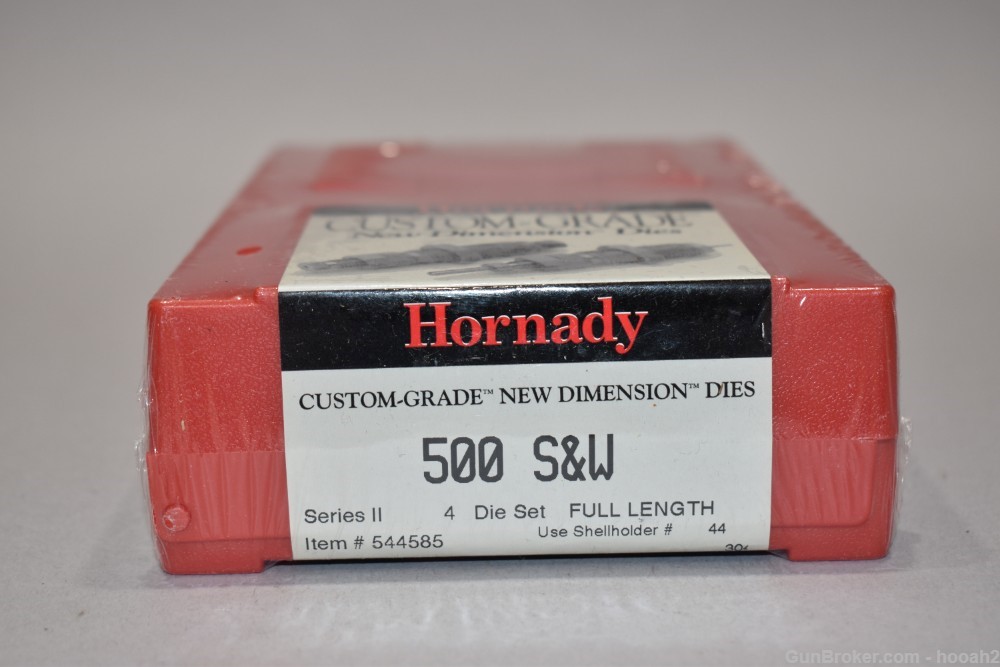 Sealed Hornady 500 S&W Magnum Custom Grade Series II 4 Die Set READ-img-1