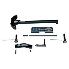 AR-15 "PUNISHER" 15-Piece Laser-Engraved Extended/ Ambidextrous Parts Kit