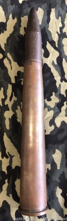 WWII Brass 40mm-MK11 Shell & Projectile - INERT/DISPLAY ONLY-img-0