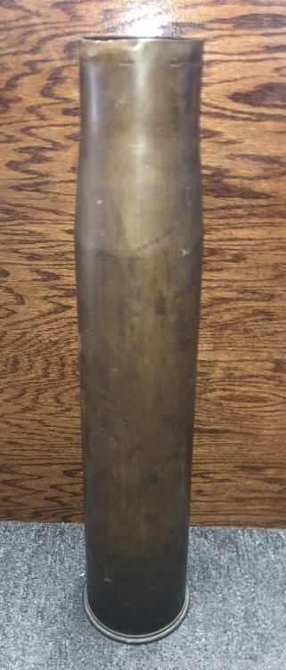 WWII 90mm M19 Brass Shell C. B. & C. Co 1942 INERT/DISPLAY ONLY-img-1