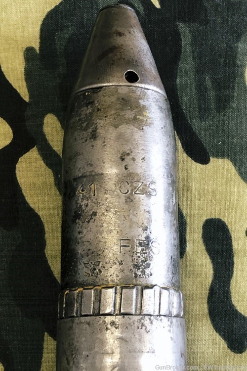 WWII German 3.7cm Flak 18 Steel Case AA Gun INERT - DISPLAY ONLY-img-1