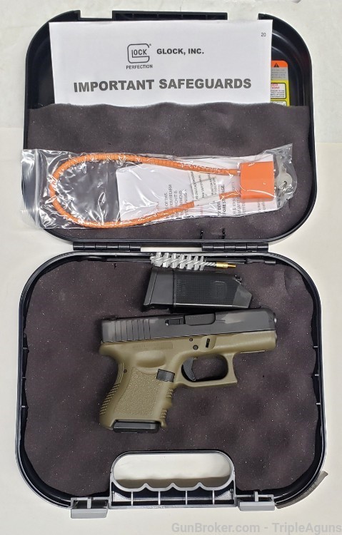 Glock 26 OD 9mm 10rd CA LEGAL PI2657201-img-15