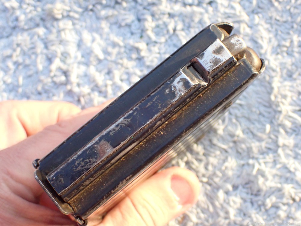 GERMAN WWII G43 K43 FACTORY 8MM 10RD MAGAZINE "+" MAKER MARKED-img-3