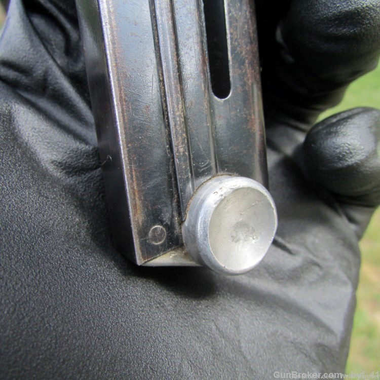 GERMAN WWII LUGER P-08 DROOP WING 63 EAGLE 9MM MAGAZINE (RARE) #592-img-4