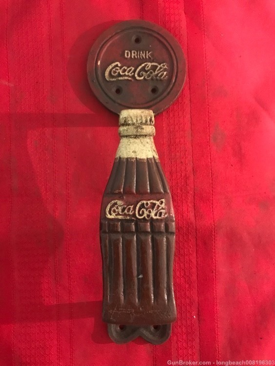 1920’s Coca Cola Door Iron Handle (Coke, WW2 US, German, Japanese, Russian)-img-0