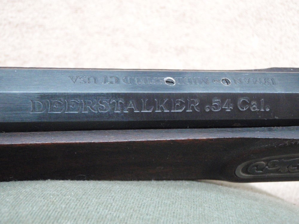 LYMAN DEERSTALKER 54 Left Handed Percussion rifle 54 Caliber VG Cond 1991-img-24