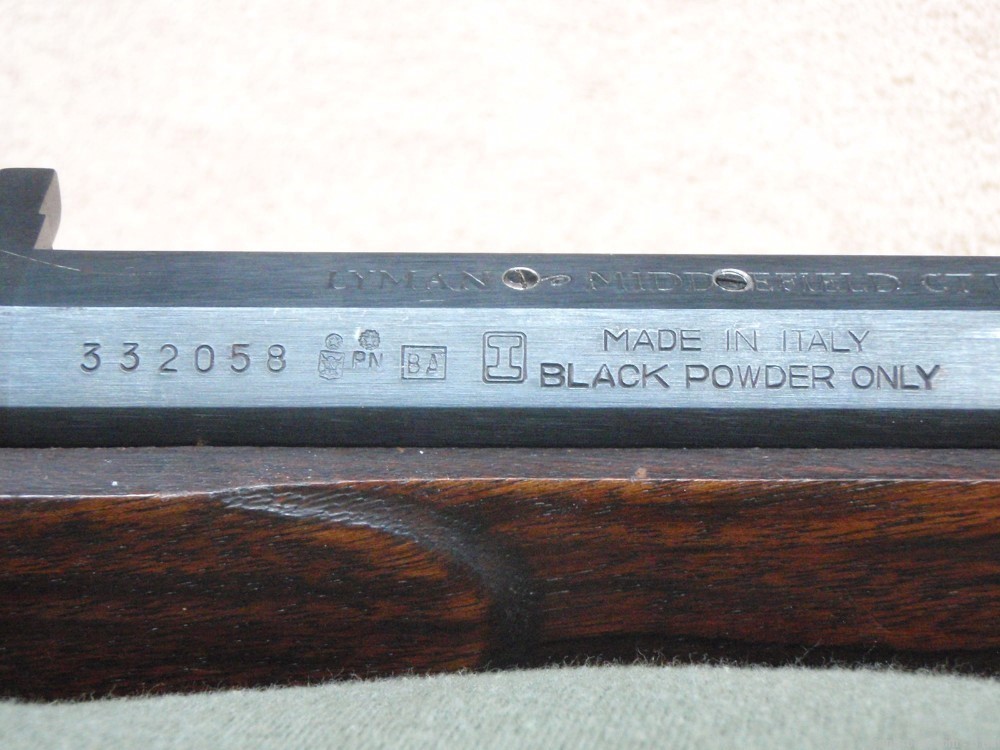 LYMAN DEERSTALKER 54 Left Handed Percussion rifle 54 Caliber VG Cond 1991-img-25