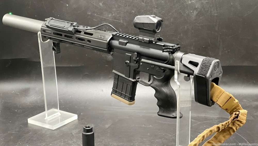 AR15 Myrls Quantum 300 7.5 inch AR-15 Suppressed AR15 Pistol-img-1