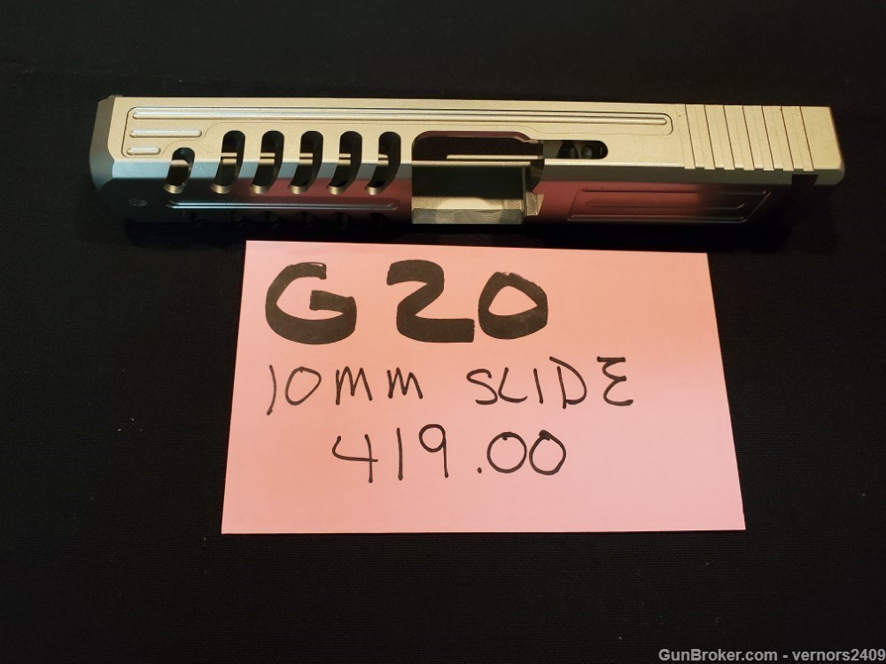 glock 20 custom slide 10 mm stainless-img-3