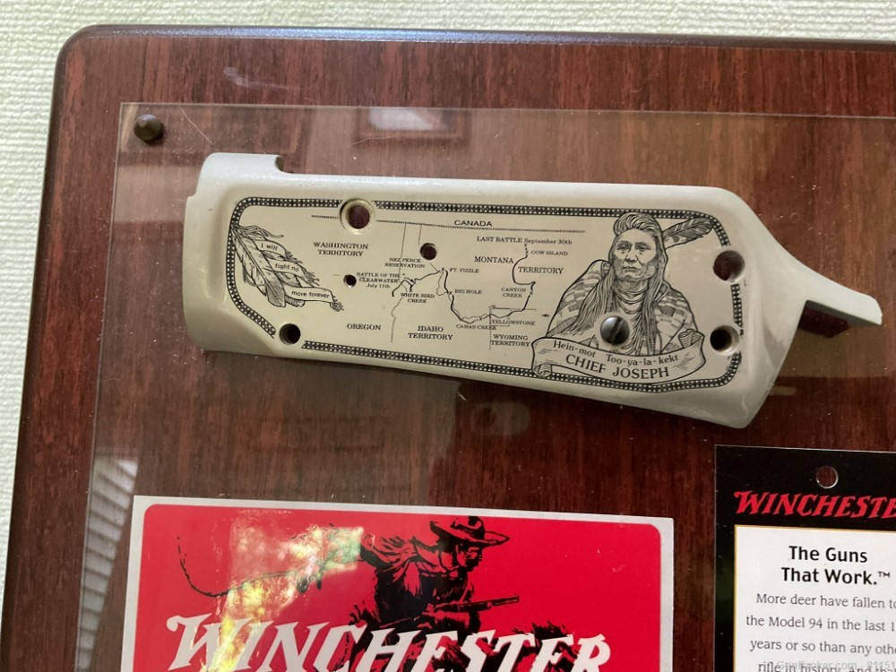 Winchester 94 Commemorative NEZ PERCE Plaque -img-2