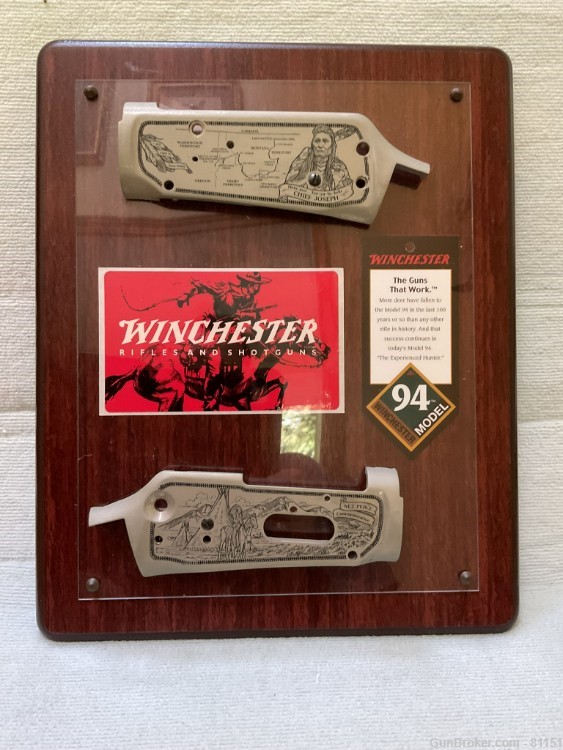Winchester 94 Commemorative NEZ PERCE Plaque -img-0